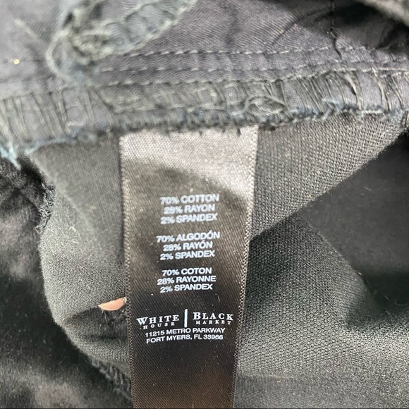 White House Black Market Black Slim Leg Pants - Picture 6 of 8